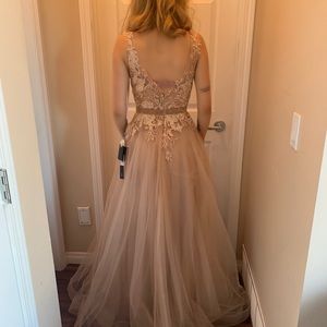 Rose Gold Evening Gown